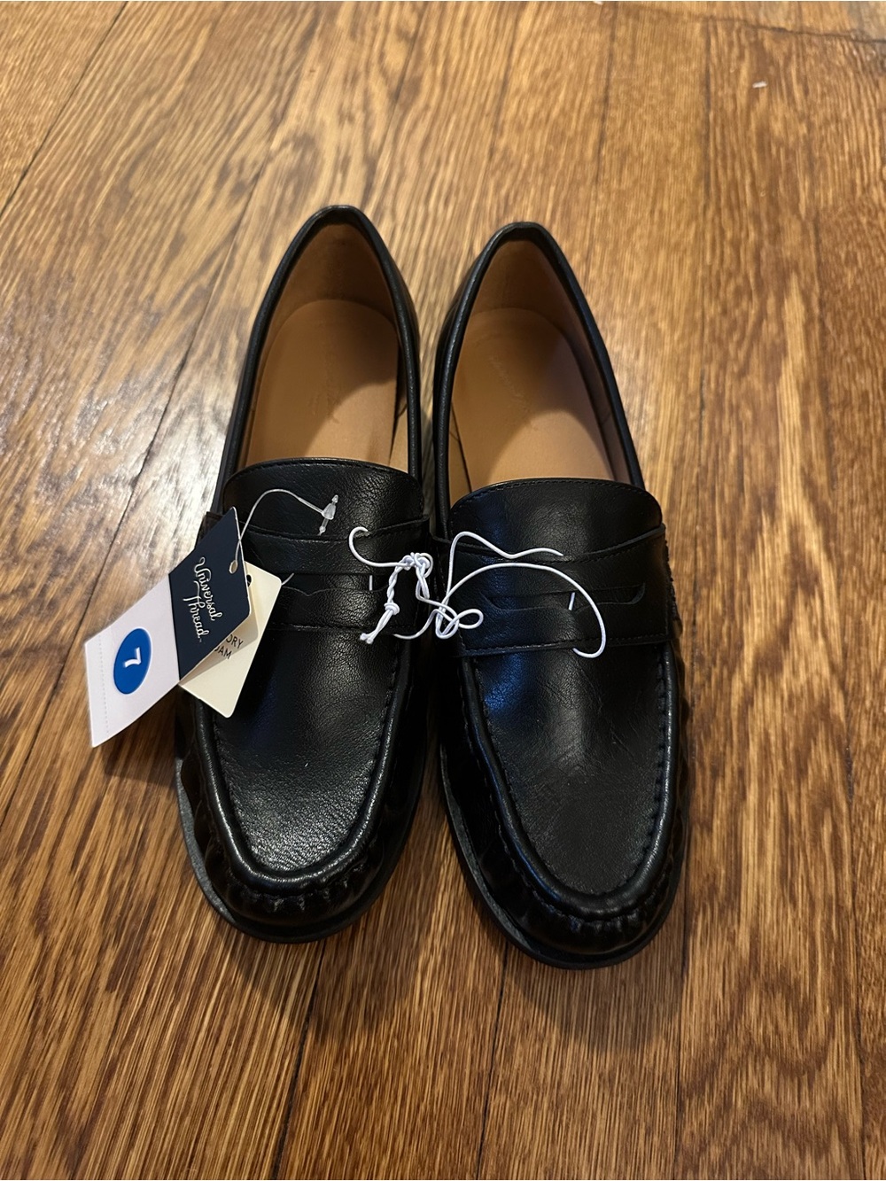 Black Loafers size 7